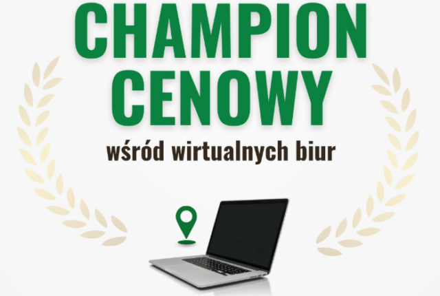 Champion cenowy, tanie biuro wirtualne