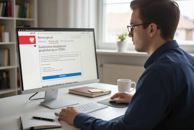 Rejestracja JDG w CEIDG z adresem wirtualnego biura
