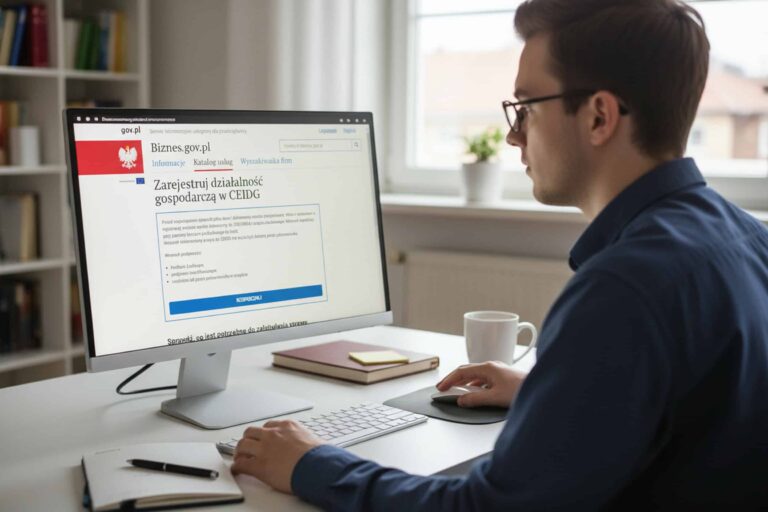 Rejestracja JDG w CEIDG z adresem wirtualnego biura
